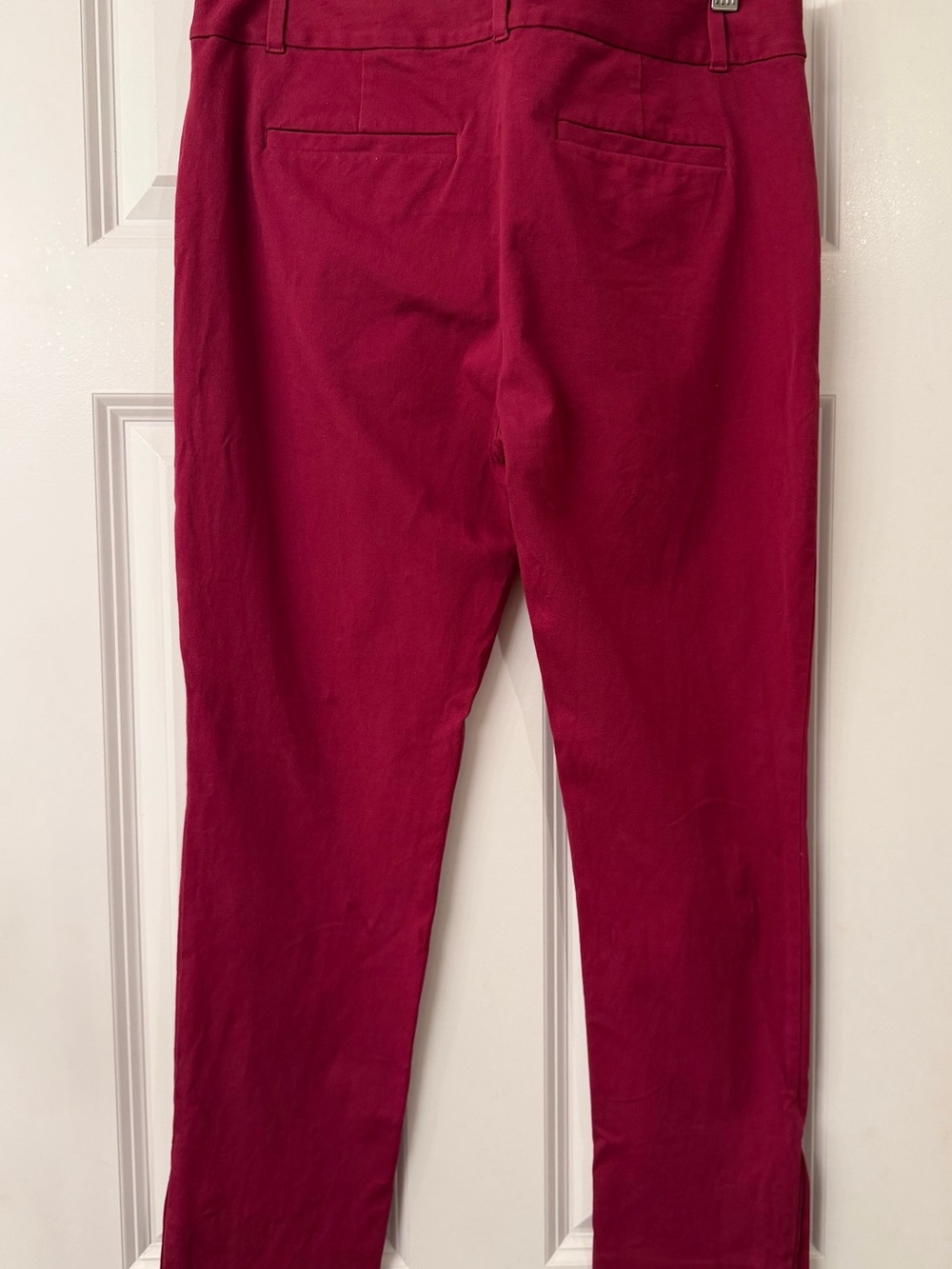 LOFT Raspberry Pink Ankle-Length Slim Jeans - Picture 2 of 5